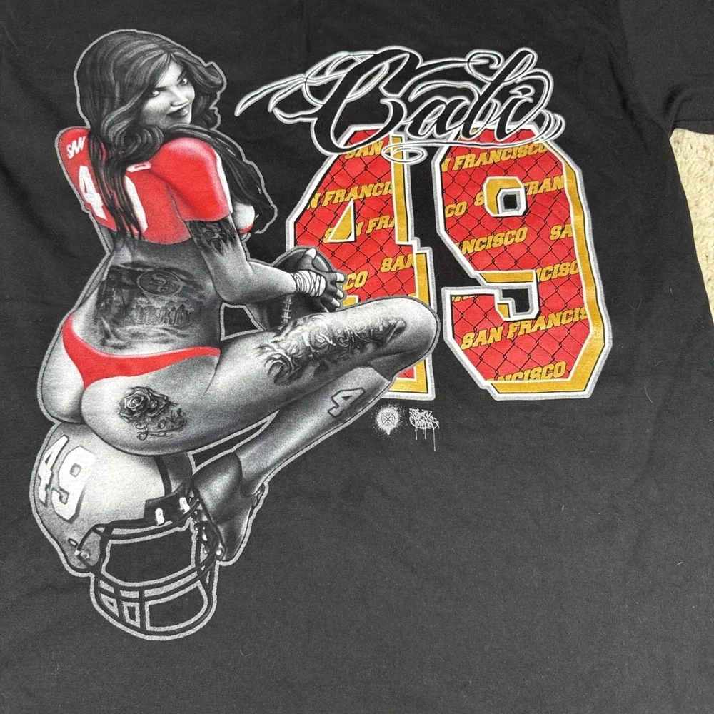 Y2K‎ NOIX San Francisco 49ers Babe Graphic T Shirt 3XL Made USA Street Certified